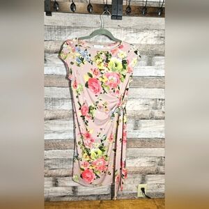 My Bump Dress Size Small Mauve Floral Maternity